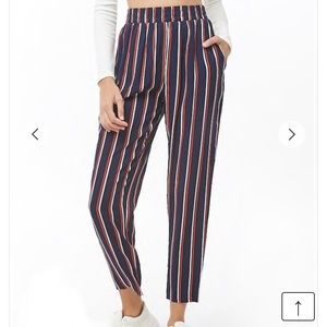 Forever 21 Multicolor Striped Pants